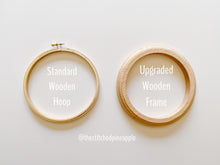 Load image into Gallery viewer, Classic Sonogram Embroidery Hoop
