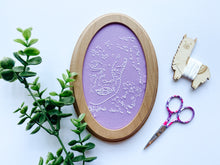 Load image into Gallery viewer, Light Purple Sonogram Embroidery