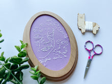 Load image into Gallery viewer, Light Purple Sonogram Embroidery
