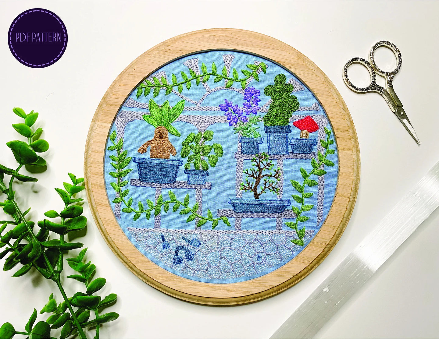 Herbology 101 Embroidery Pattern (PDF Download Only)