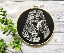 Load image into Gallery viewer, Classic Sonogram Embroidery Hoop
